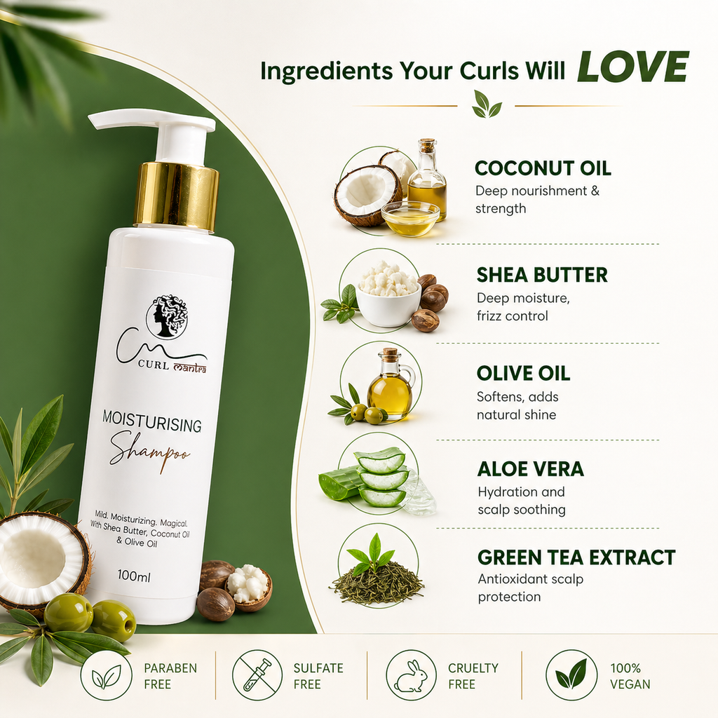CurlMantra Moisturising Shampoo - 100 ml