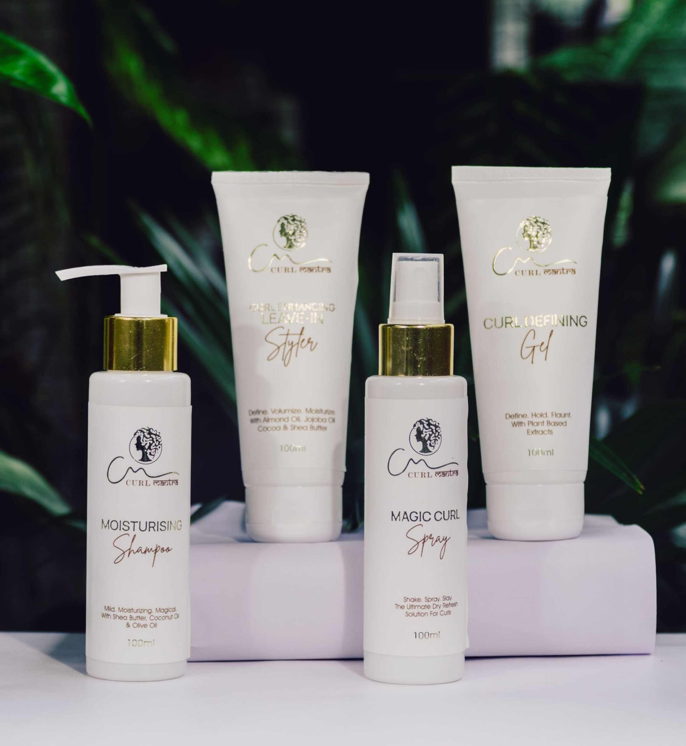 Curlyverse Kit for Curly, Wavy & Frizzy Hair | Complete 4-Step Curl Care Routine | With Plant-Based Curl Actives | Sulphate-Free, Silicone-Free | For Soft, Defined & Frizz-Free Curls | From Wash Day to Day-3 Curls