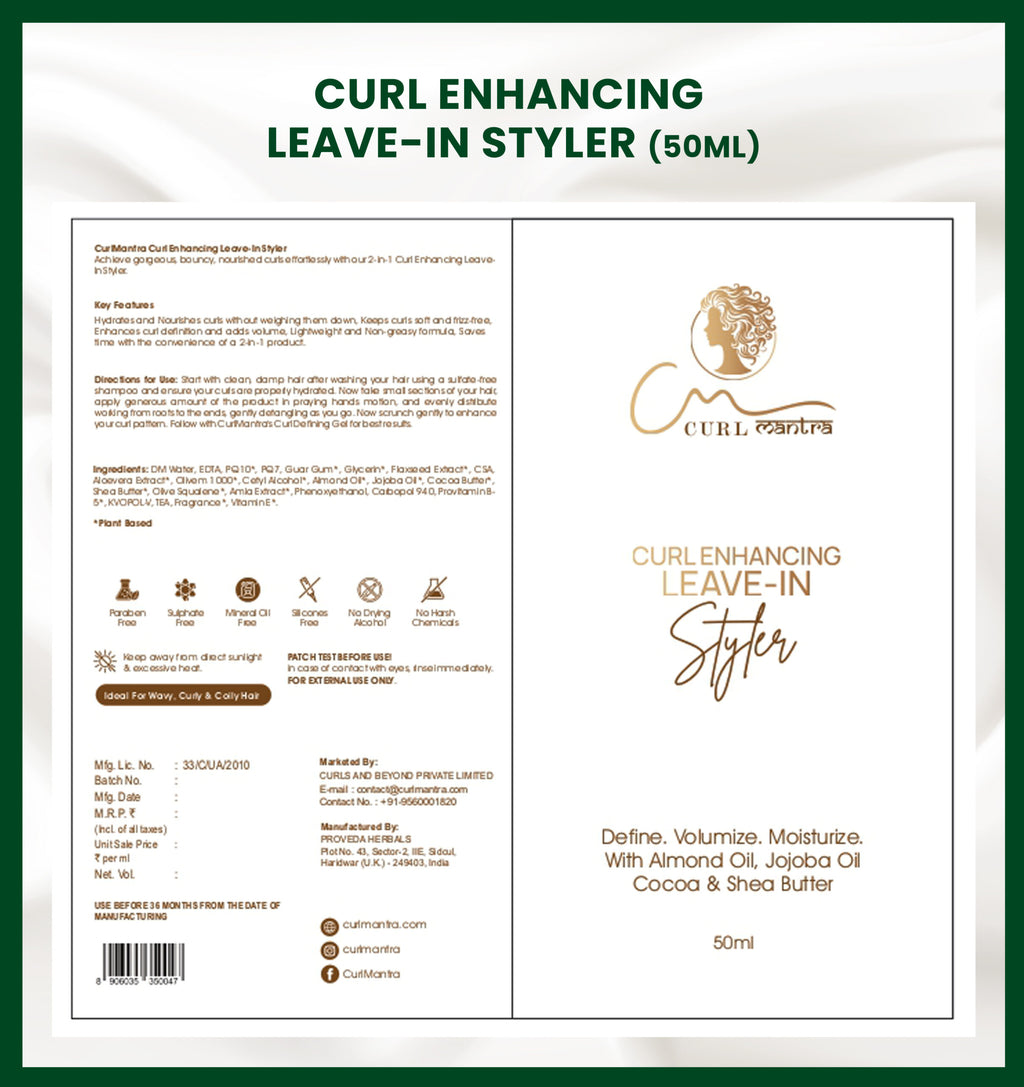 Ready, Set, Curl Minis for Curly, Wavy & Frizzy Hair | Moisturising Shampoo + Curl Enhancing Styler + Curl Defining Gel | With Plant-Based Curl Actives | Sulfate-Free, Silicone-Free | Cleanses, Defines & Boosts Curl Hold for Day 2 – Day 3